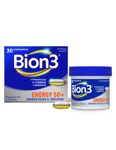 BION3 ENERGY 50+  30 COMPRIMIDOS