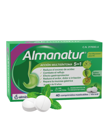 ALMANATUR  40 COMPRIMIDOS MASTICABLES...
