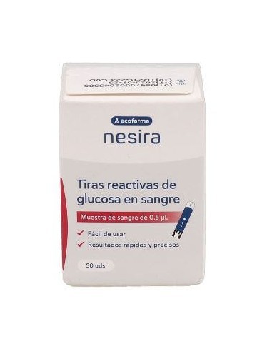 TIRAS REACTIVAS DE GLUCOSA EN SANGRE...