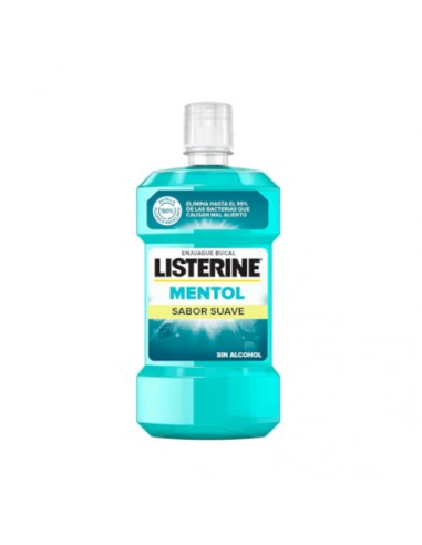 LISTERINE MENTOL SABOR SUAVE 750 ML
