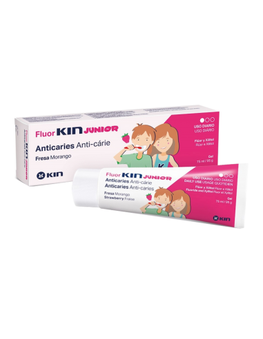 FLUOR KIN JUNIOR GEL  FRESA 75 ML
