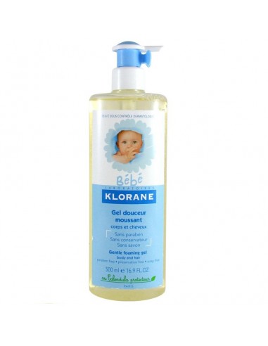 KLORANE GEL SUAVE PARA BEBE CUERPO Y...
