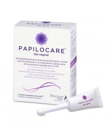 PAPILOCARE GEL VAGINAL  7 CANULAS 5 ML