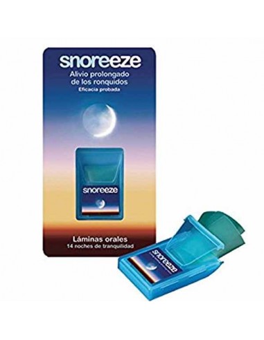 SNOREEZE LAMINAS ORALES  14 U