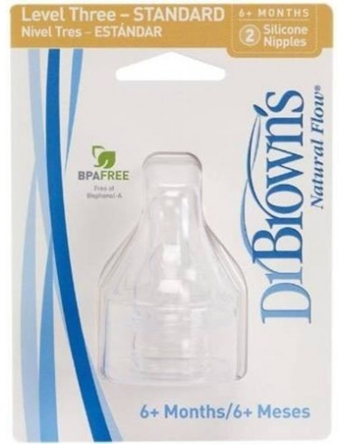 TETINA SILICONA DR BROWNÏS NATURAL...
