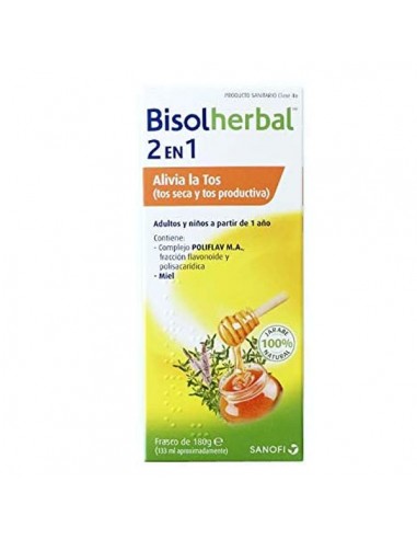 BISOLHERBAL 2 EN 1 JARABE  180 G