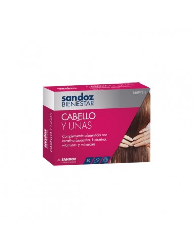 SANDOZ BIENESTAR CABELLO Y UÑAS  30 CAPS